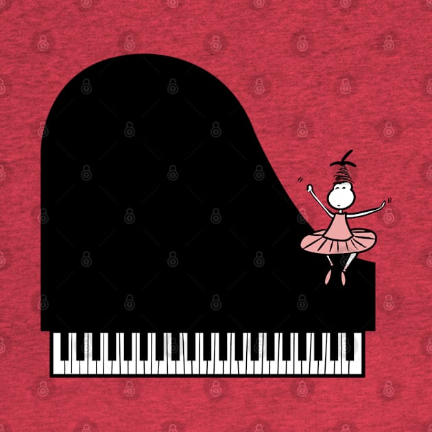 Dancing piano by Guastevi